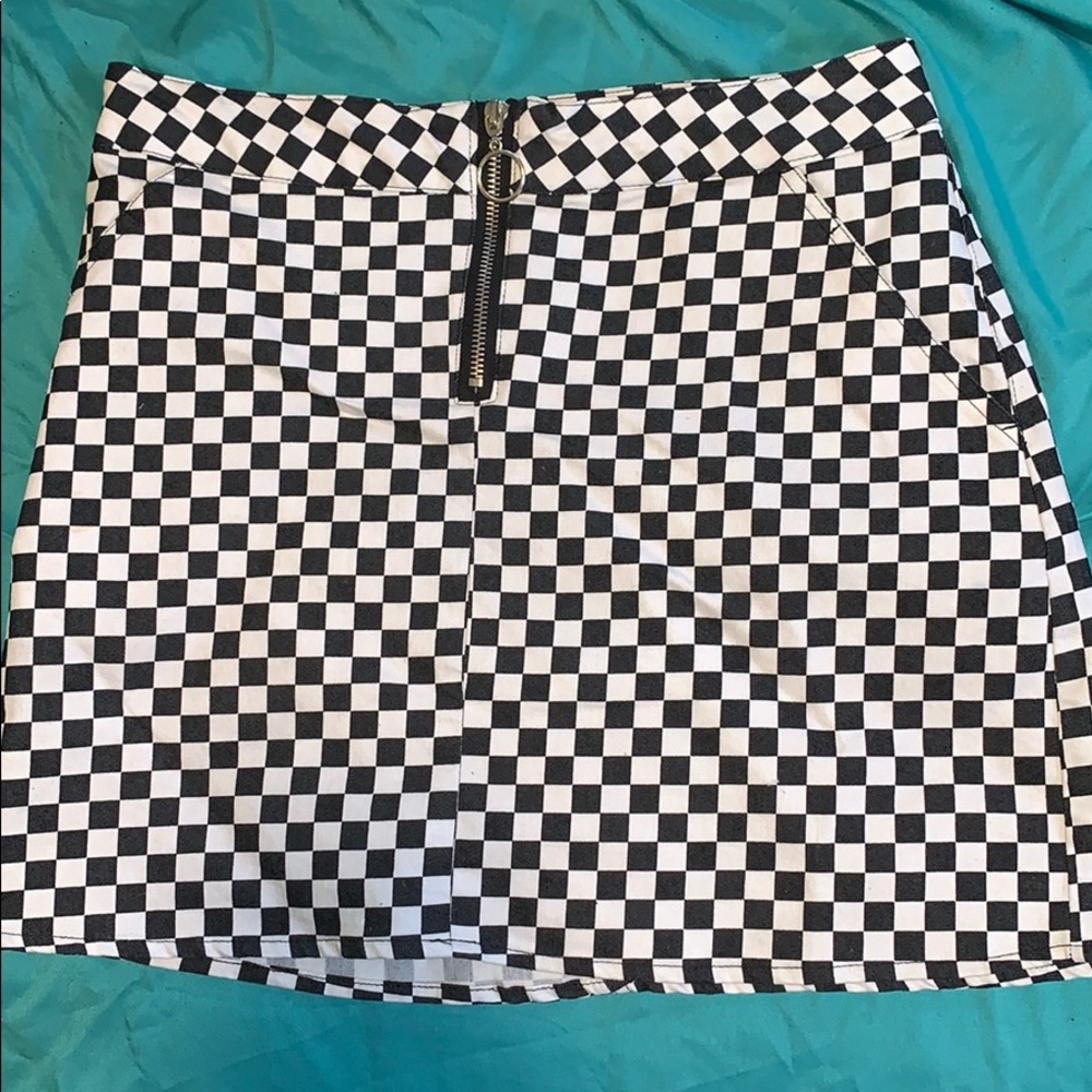 Checkered Skirt